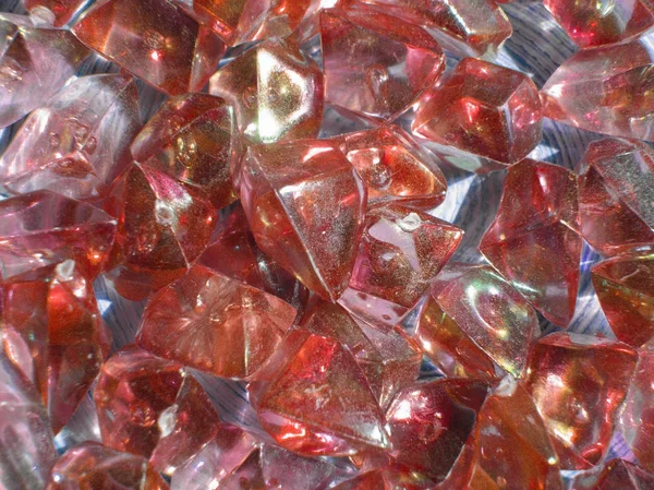 Crystal Red Prism Useful Background — Stock Photo, Image