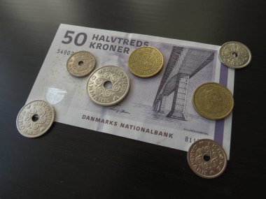 Danimarka Kronu banknot ve madeni paralar (Dkk), para birimi Danimarka