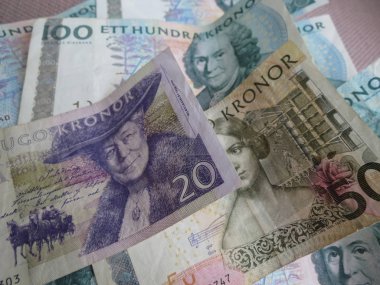 İsveç Kronu banknot para (Sek), İsveç para birimi
