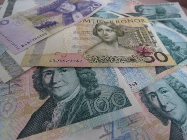 İsveç Kronu banknot para (Sek), İsveç para birimi