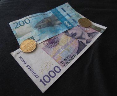 Norveç Kronu banknot ve madeni paralar (Nok), Norveç'in para birimi