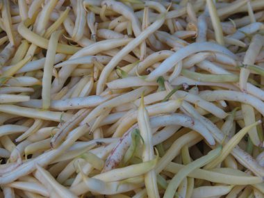 yeşil string ek fasulye baklagiller sebze vejetaryen yemek yemek