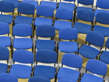 Bir eğlence olay için boş seyirci koltuk