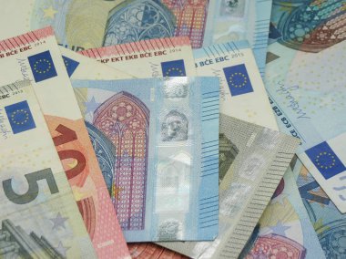 Euro banknot para (Eur), Avrupa Birliği'nin para birimi