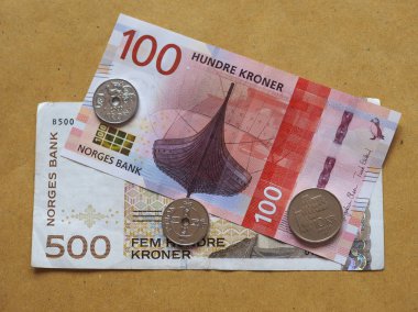 Norveç Kronu banknot ve madeni paralar (Nok), Norveç'in para birimi