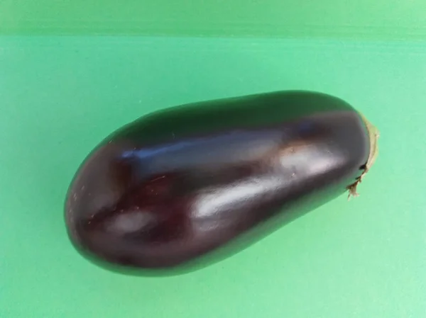 Aubergine Solanum Melongena Aka Ägg Eller Melongene Eller Trädgård Ägg — Stockfoto