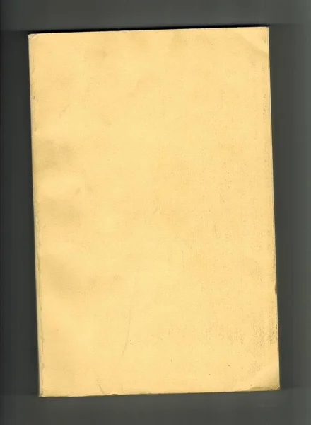 Old Book Yellow Paper Cover — Stock Photo, Image