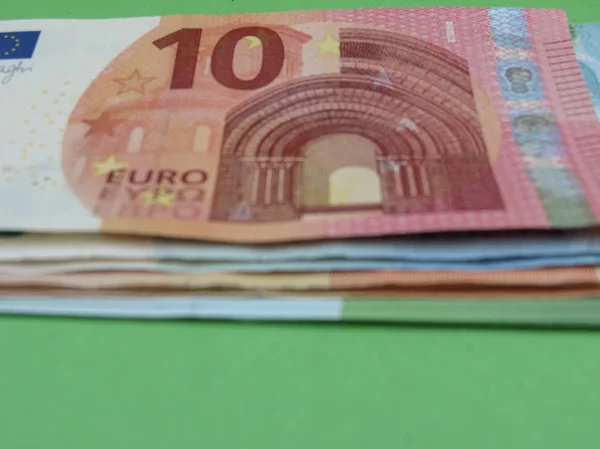 Billets Pièces Euros Eur Monnaie Union Européenne — Photo