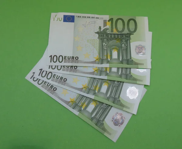 Billets Euros Monnaie Eur Monnaie Union Européenne — Photo