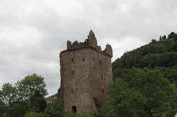 Urquhart Castle Jezero Loch Ness Skotsko — Stock fotografie