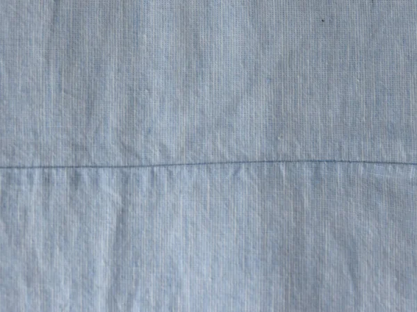 Könnyű Kék Pamut Szövet Szerkezete Hasznos Mint Háttér — Stock Fotó