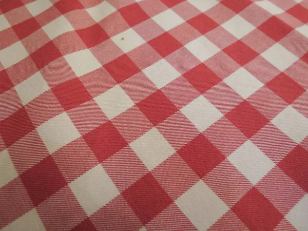 Granny Style Checkered Fabric Cloth Useful Background — Stock Photo, Image