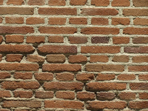 Kırmızı Tuğla Duvar Arka Plan Olarak Kullanışlı — Stok fotoğraf