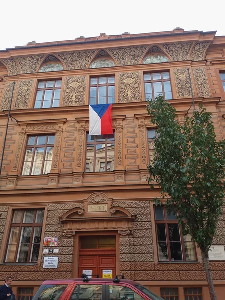 Brno République Tchèque Circa Octobre 2017 Volebni Mistnost Bureau Vote — Photo