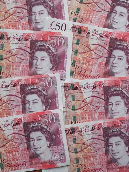 Londres Reino Unido Circa Septiembre 2015 Libra Esterlina Británica Billetes — Foto de Stock