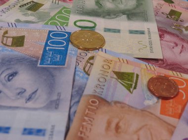İsveç Kronu banknot ve madeni paralar (Sek), İsveç para birimi