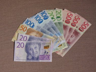 İsveç Kronu banknot para (Sek), İsveç para birimi