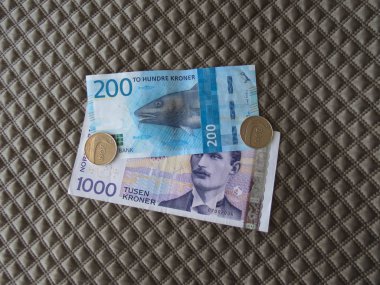 Norveç Kronu banknot ve madeni paralar (Nok), Norveç'in para birimi