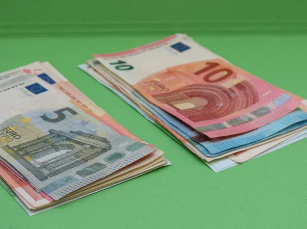 Billetes Euros Dinero Eur Moneda Unión Europea —  Fotos de Stock