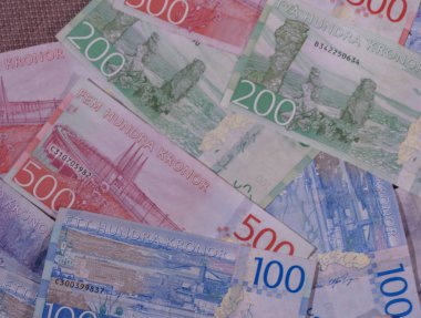 İsveç Kronu banknot para (Sek), İsveç para birimi