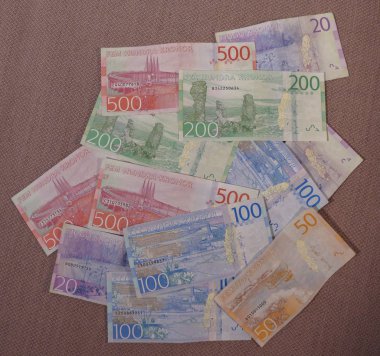 İsveç Kronu banknot para (Sek), İsveç para birimi