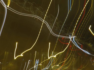 ışıklar arka plan olarak yararlı bulanıklık