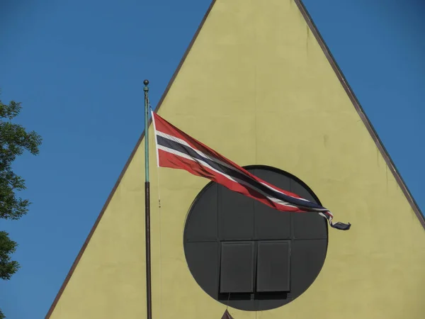 Bandera Marítima Nacional Noruega Noruega Europa — Foto de Stock