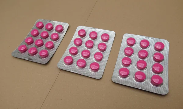 Obat Obatan Atas Meja Atau Resep Pil — Stok Foto