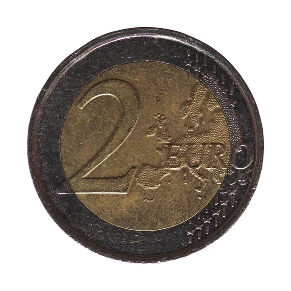 Євро Монетні Гроші Євро Валюта Європейського Союзу — стокове фото