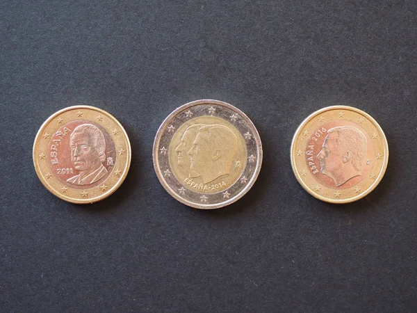 Монети євро, Європейський Союз — стокове фото