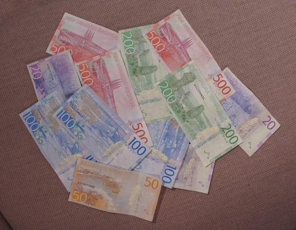 Χρήματα Τραπεζογραμμάτια Σουηδική Κορώνα Sek Νόμισμα Της Σουηδίας — Φωτογραφία Αρχείου