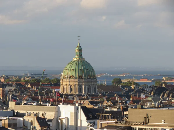 Skyline der Kopenhagener Innenstadt — Stockfoto