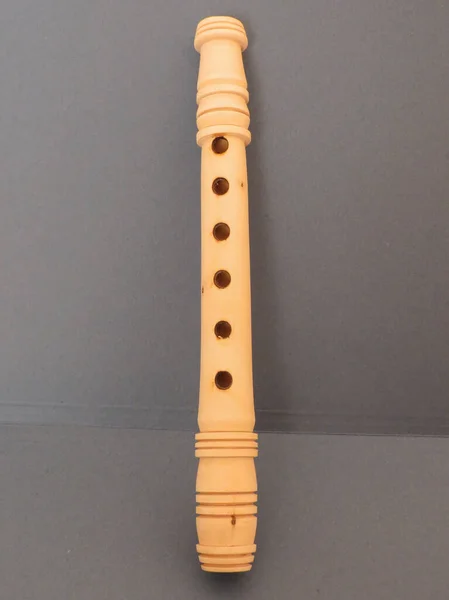 Flauta grabadora de madera —  Fotos de Stock