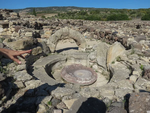 Su Nuraxi - Barumini nuraghe — Foto de Stock