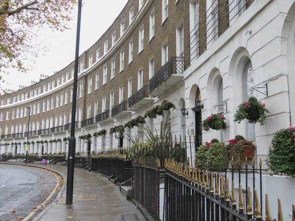 Casas adosadas británicas en Londres — Foto de Stock