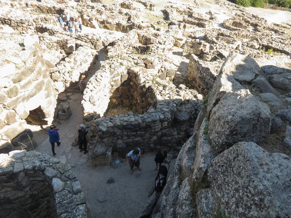 Su Nuraxi - Barumini nuraghe megye — Stock Fotó