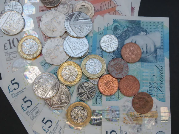Libry bankovek a mincí, Velká Británie v Londýně — Stock fotografie