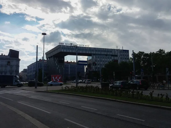 Wien Westfbanhof Tren İstasyonu — Stok fotoğraf