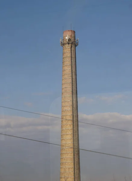 Ruin opuszczonej fabryce — Zdjęcie stockowe