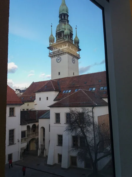 Het oude stadhuis in Brno — Stockfoto