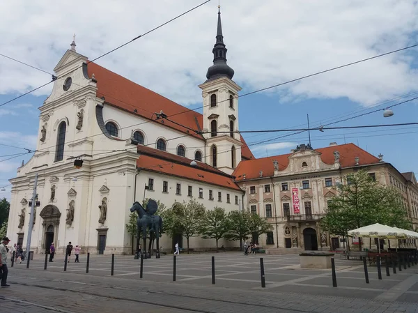 Sint Thomas kerk in Brno — Stockfoto