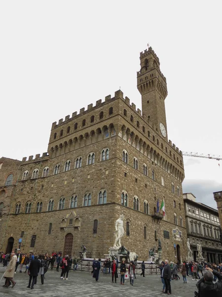 Palazzo vecchio in florence — стоковое фото