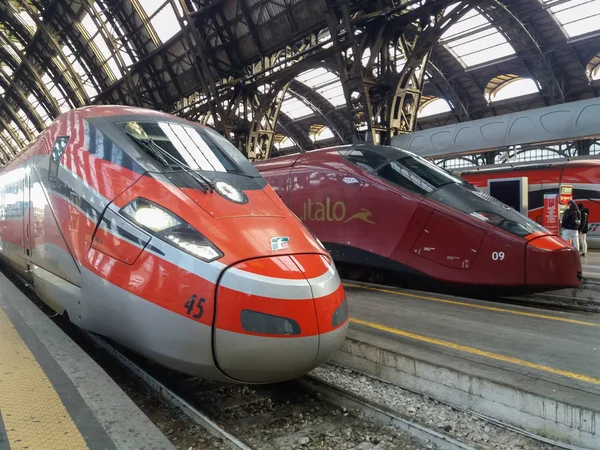 Estação ferroviária em Milão — Fotografia de Stock