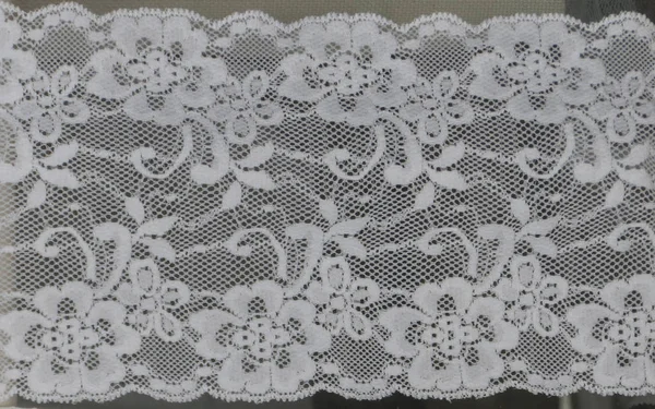 white floral lace band background