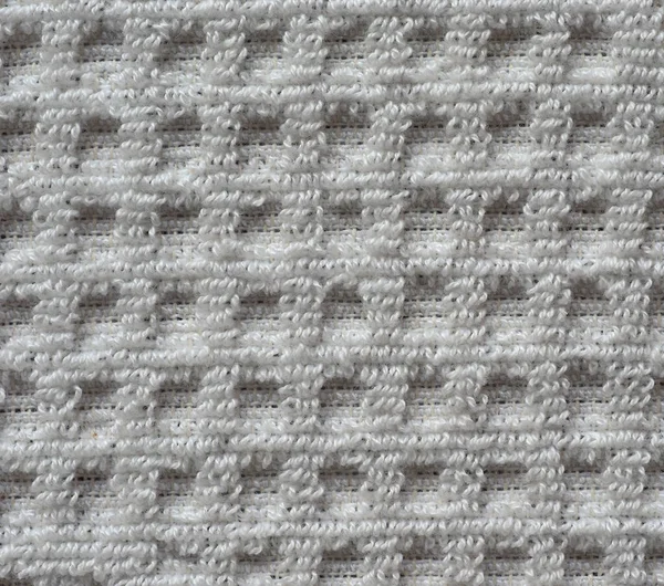 Witte katoenen textuur achtergrond — Stockfoto