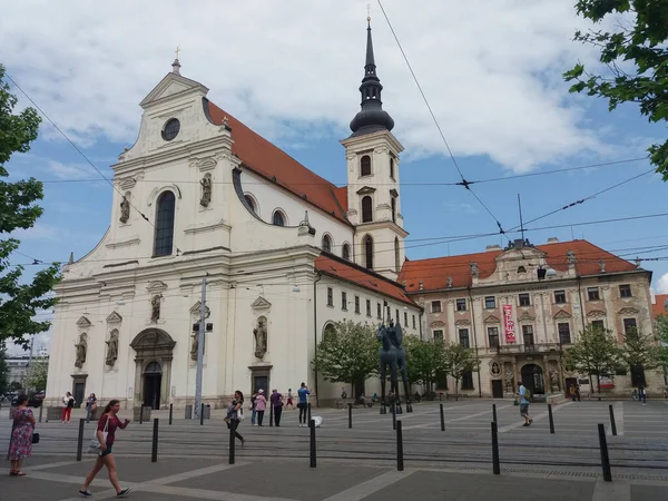 St Thomas's church in Brno — Stock Photo, Image