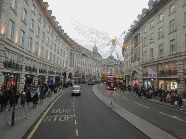 Regent street in Londen — Stockfoto