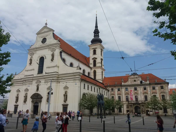 Chiesa di San Tommaso a Brno — Foto Stock