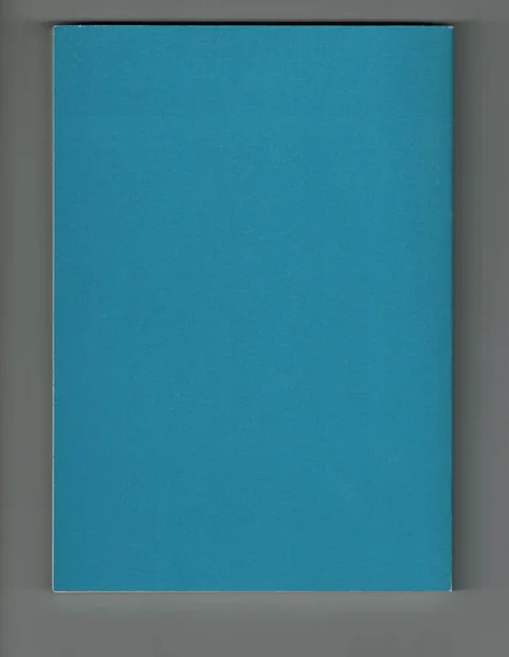 Libro Con Copertina Carta Blu Cobalto — Foto Stock