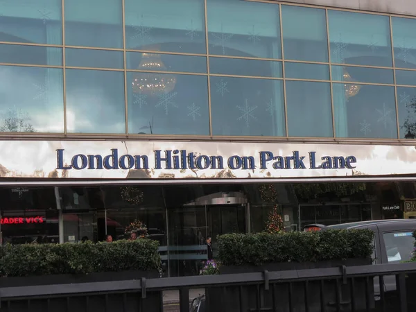 Londres Reino Unido Circa Noviembre 2019 Hotel London Hilton Park — Foto de Stock